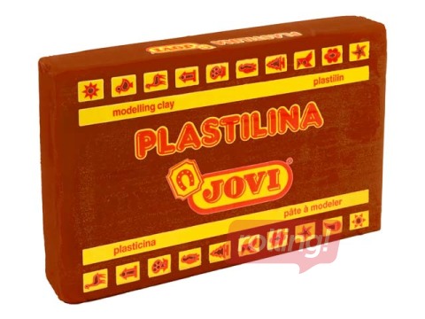 Plastilīns Jovi, 350g, brūna krāsa