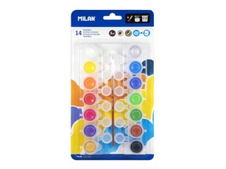 Guaša krāsas Milan, 14 krāsas, 5ml