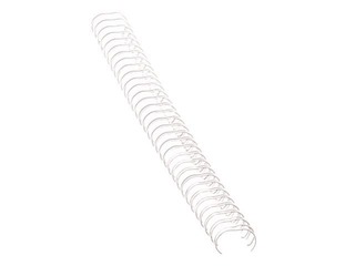 Metāla spirāles Fellowes,14 mm, 100 gab., baltas