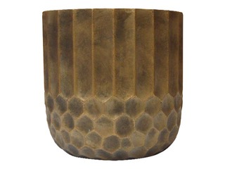 Dekoratīvais pods, Ø24cm , H-23cm, zelta