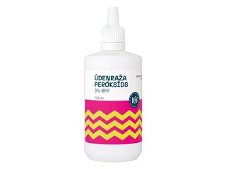 Ūdeņraža peroksīda 3% šķīdums, RFF, 110ml