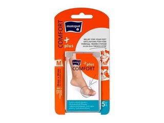 Plāksteri Matopat, Comfort Plus, prettulznu, M izm., 5 gab.