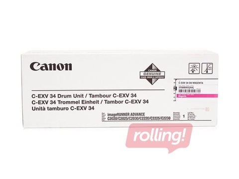 Fotocilindrs Canon C-EXV34, fuksīna sarkans, 36000 lpp