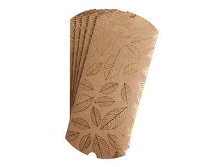 Dāvanu kastītes, Golden Leaves, kartona, 210x100mm, 5 gab.