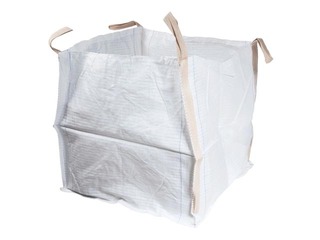 Polipropilēna maiss ar iztukšošanas vārstu, Big Bag 4-cilpu, 90x90x90 cm