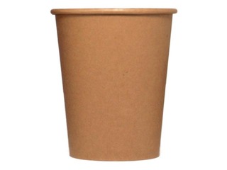 Glāzes papīra ø80mm, kraft, 250ml, brūnas, 50 gab.