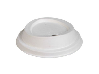 Vāki papīra glāzēm, cukurniedru šķiedras, ø90mm, 50 gab., balti