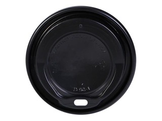 Vāki papīra glāzēm PS ø90mm, plastmasas, melni, 100 gab.