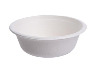 Bļodas zupai, cukuršķiedras, baltas, 500ml, 50 gab.