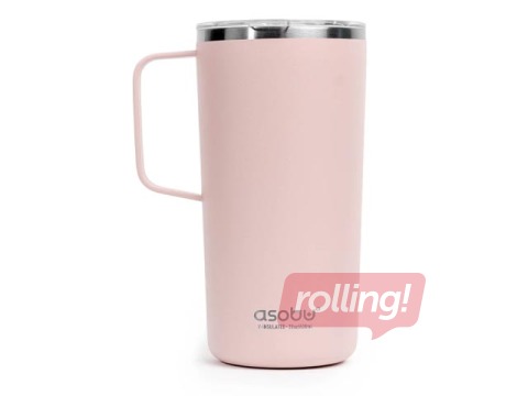 Termokrūze Asobu, Tower Mug SM90, rozā, 600ml