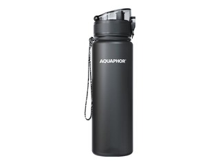 Ūdens pudele ar filtru Aquaphor City, 500ml, melna