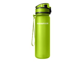 Ūdens pudele ar filtru Aquaphor City, 500ml, citronzaļa