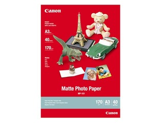 Foto papīrs Canon, matēts MP-101, A3, 40 lapas