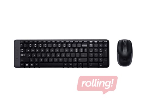 Bezvadu klaviatūras komplekts Logitech MK220, Angļu