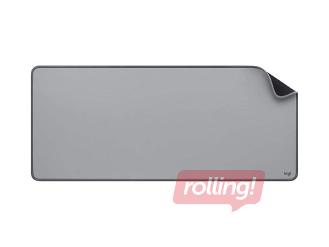 Galda paliktnis, Logitech, Desk Mat Studio, pelēks, 700x300x2mm