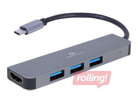 Gembird USB Type-C 2-in-1 Multi-port Adapter (Hub + HDMI)