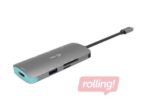 i--tec USB-C Metal Nano Docking Station 1x HDMI 4K Ultra HD 30Hz 3x USB 3.0 1x PD