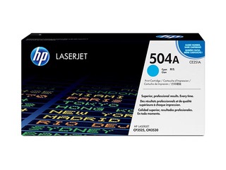 Tonera kasete HP CLJ CP3525, ciānzila, (7000 lpp.)