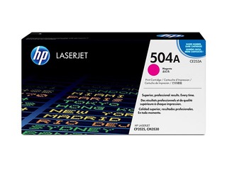 Tonera kasete HP CLJ CP3525, fuksīna sarkana, (7000 lpp.)