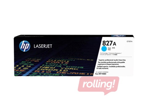 Tonera Kasete HP 827A, Ciānzila (32500 lpp)