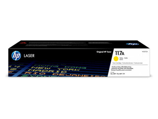 Tonera kasete HP 117A, dzeltena (700 lpp)