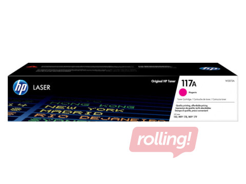 Tonera kasete HP 117A, fuksīna sarkana (700 lpp)