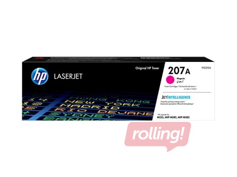Tonera kasete HP 207A, fuksīna sarkana (1250 lpp)